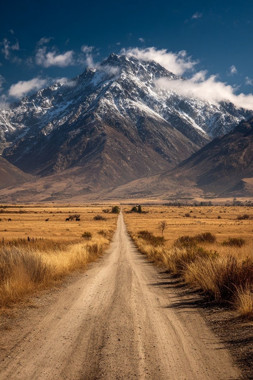 Mountain Road — Nature Photography Poster. poster detail