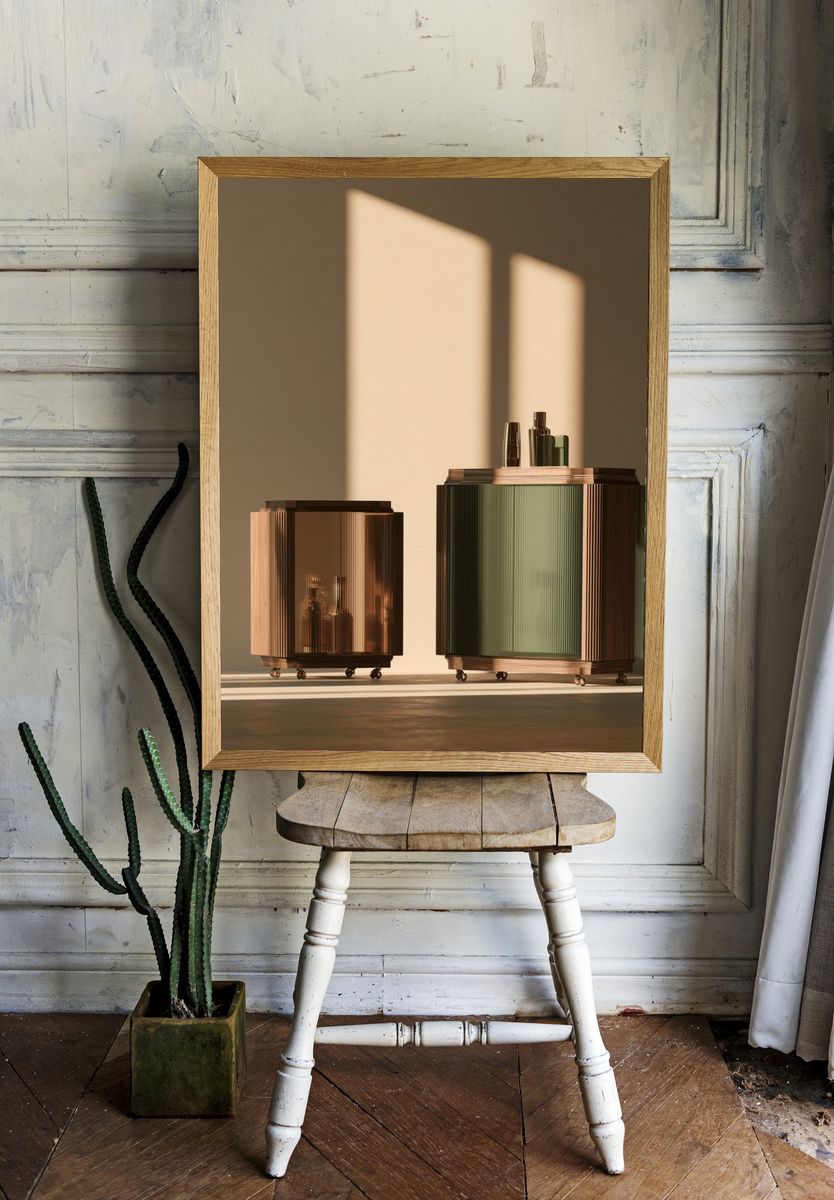 Modern Cabinet Still Life Poster. room preview