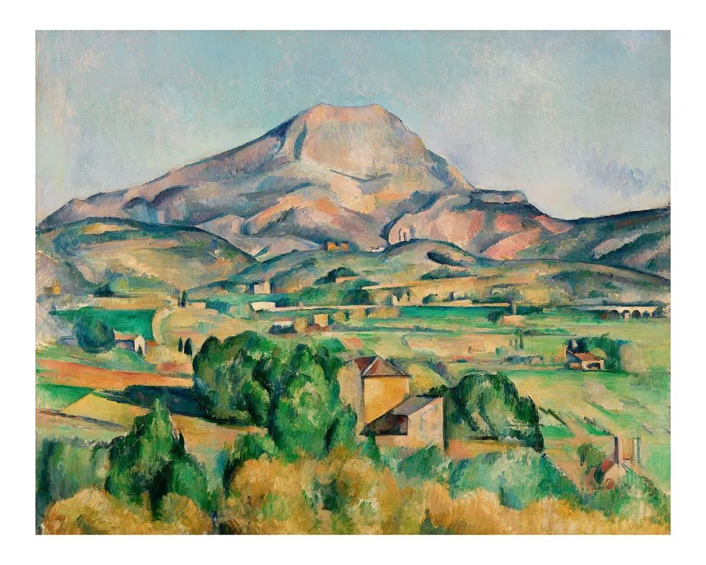 Mountain Landscape Impressionist Poster. poster — fine-art art