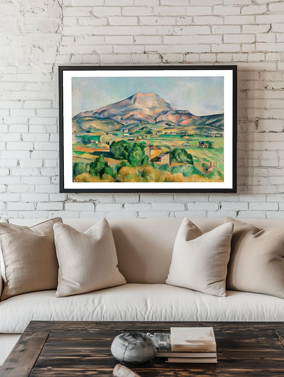 Mountain Landscape Impressionist Poster room preview