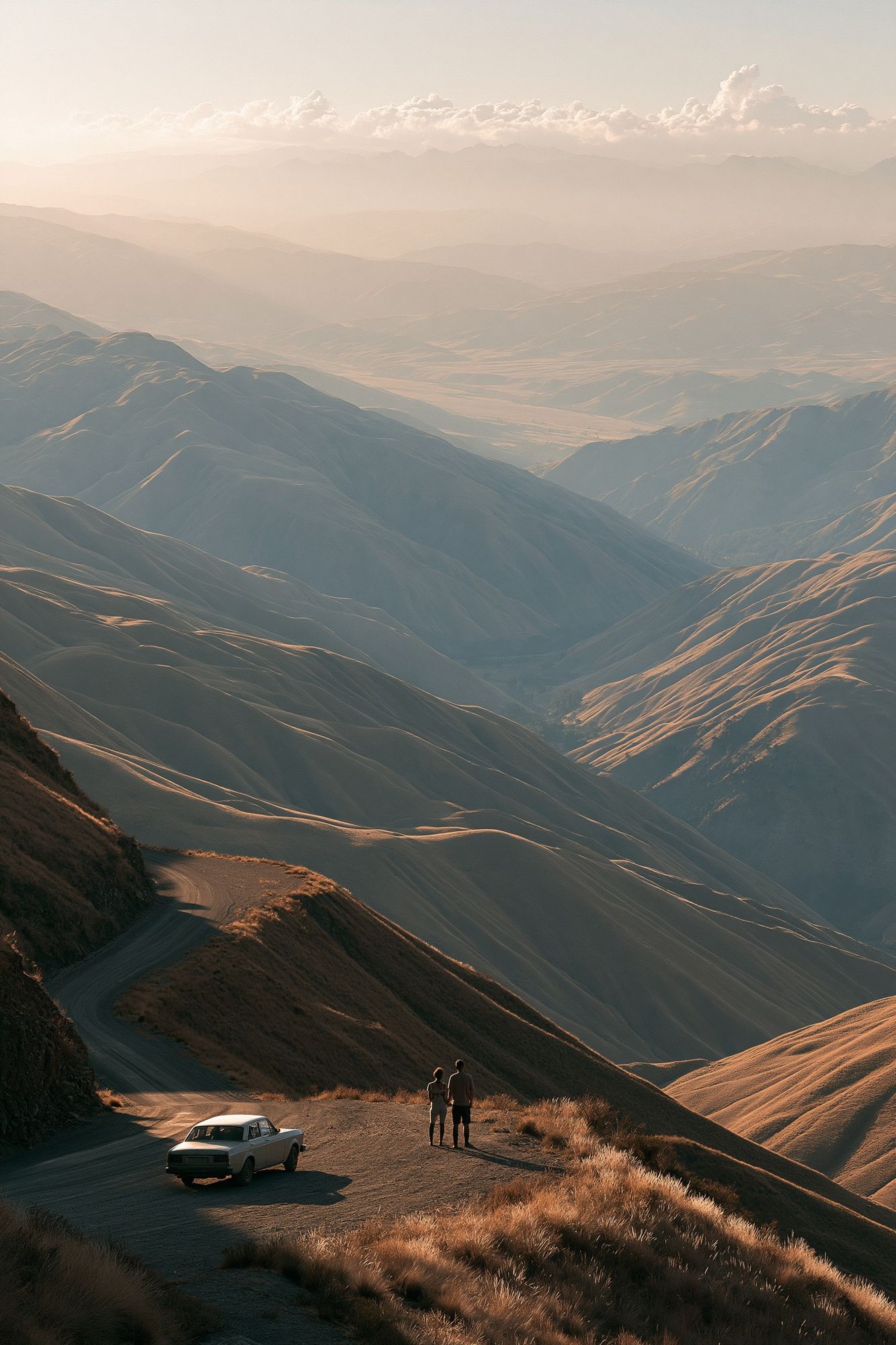 Golden Mountain Vista Photography Poster. poster — photography art