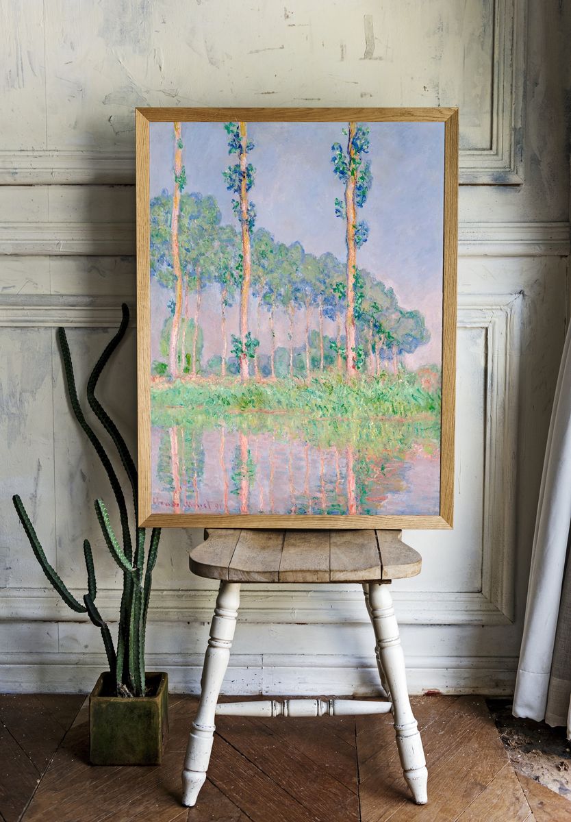 Claude Monet 's Poplars, Pink. — room view 1