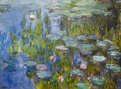 Water Lilies by Claude Monet (1915) — Art Print. poster print