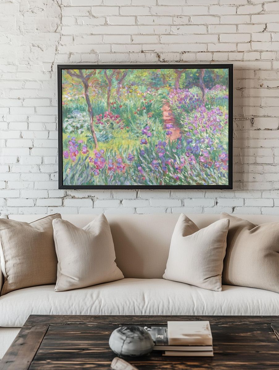 Artist’s Garden Giverny (1900) Claude. room preview