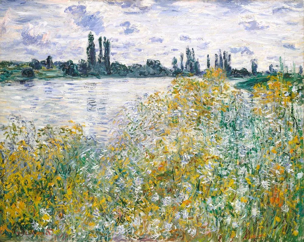 Île aux Fleurs Vétheuil (1880). poster detail