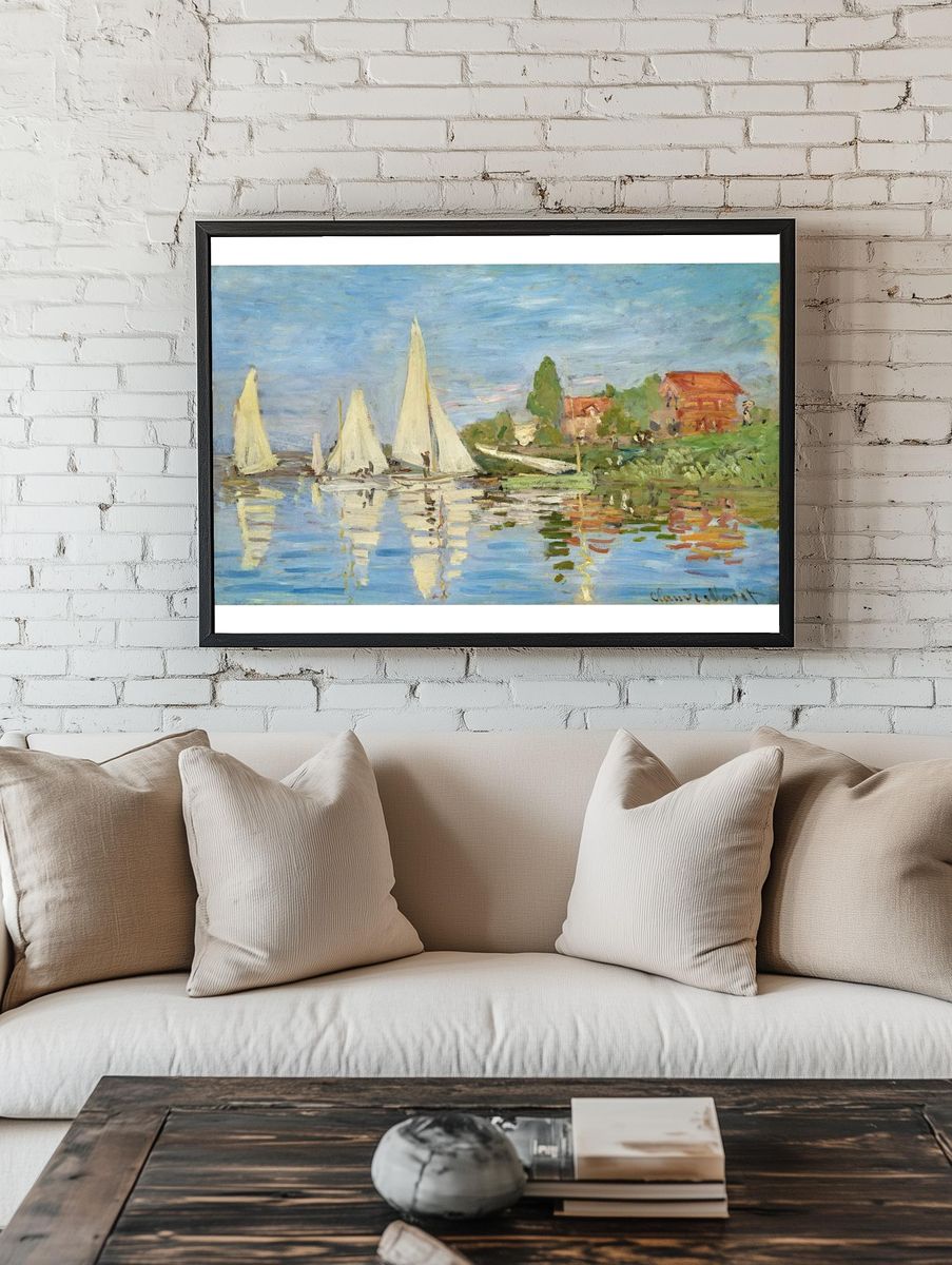 Claude Monet 's Regattas Argenteuil. room preview