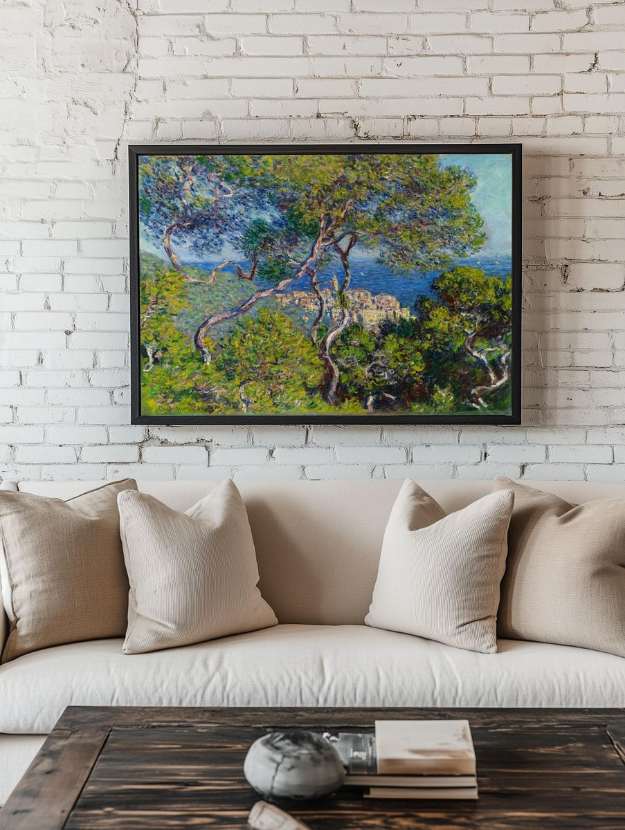 Claude Monet's Bordighera — Art Print room preview