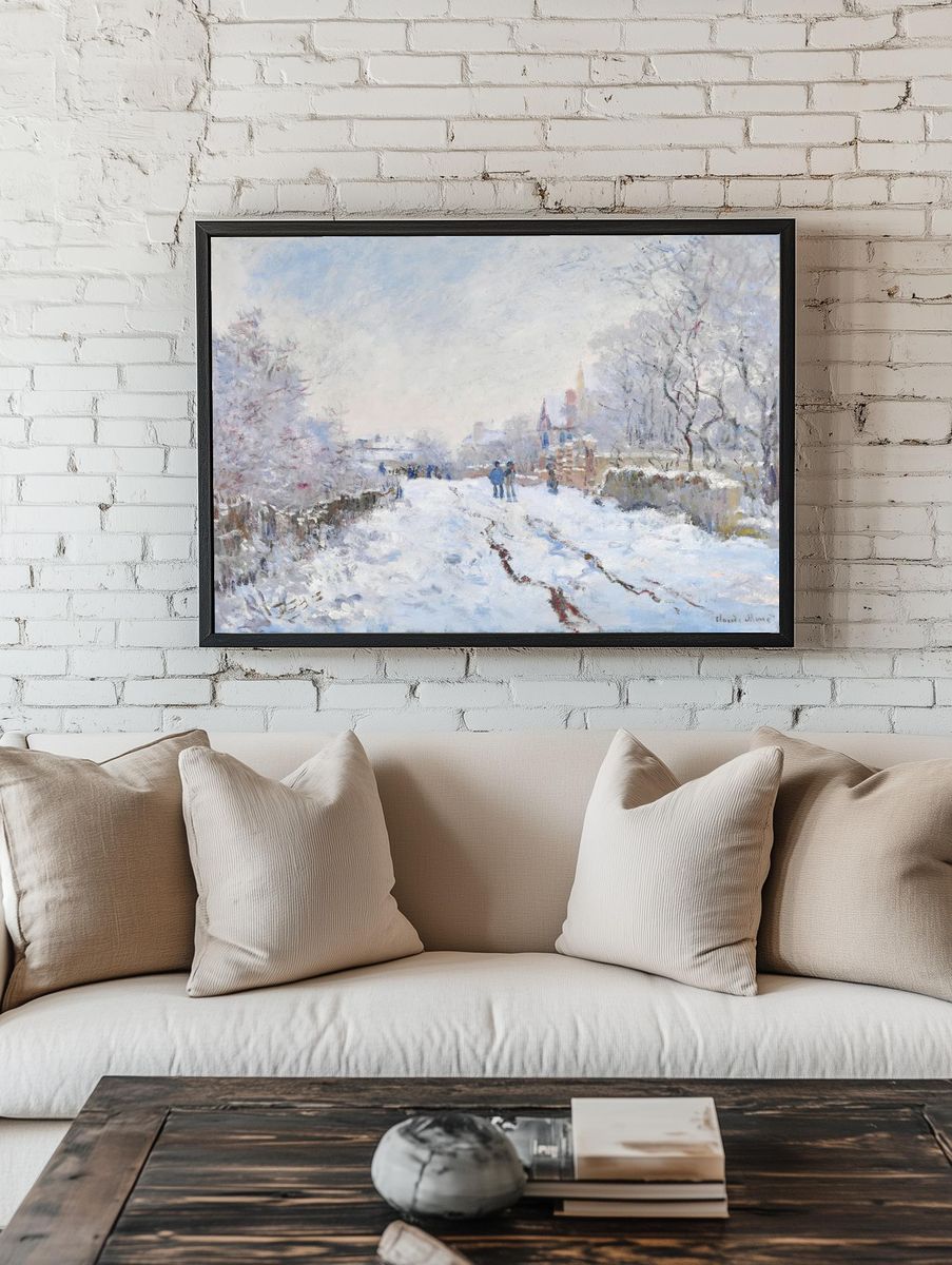 Claude Monet 's Snow Argenteuil. — room view 1