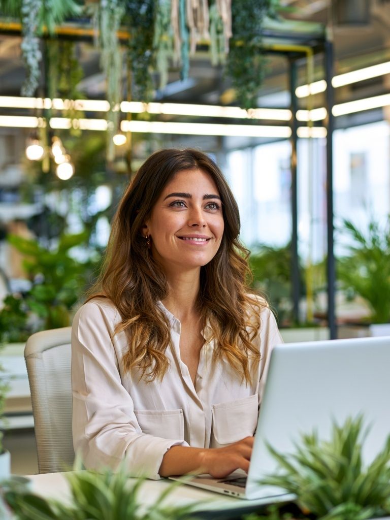 Modern Office Portrait Poster. poster — photography art