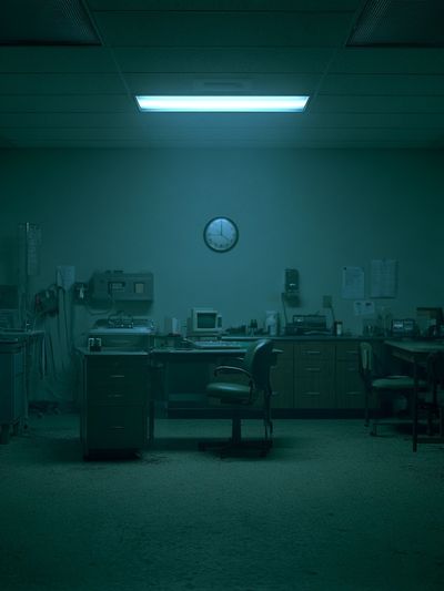 Dim Medical Office Photography Poster.