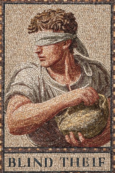 Blind Thief Mosaic Poster.