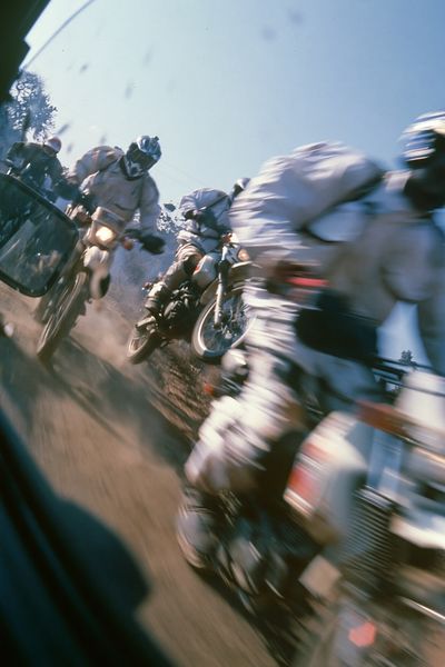 Motocross Race Action Photography Poster. poster print