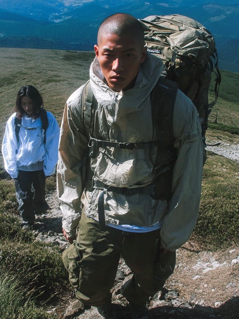 Mountain Hikers Photography Poster. poster detail