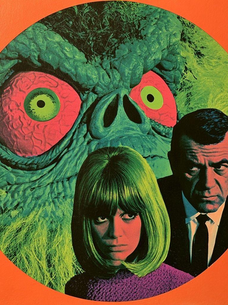 Retro Sci-Fi Monster Poster. poster — movies art