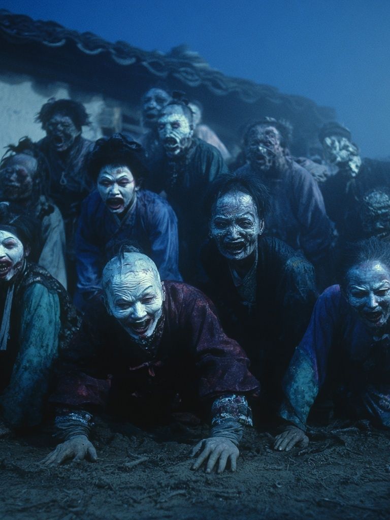 Zombie Horde Horror Poster. poster detail
