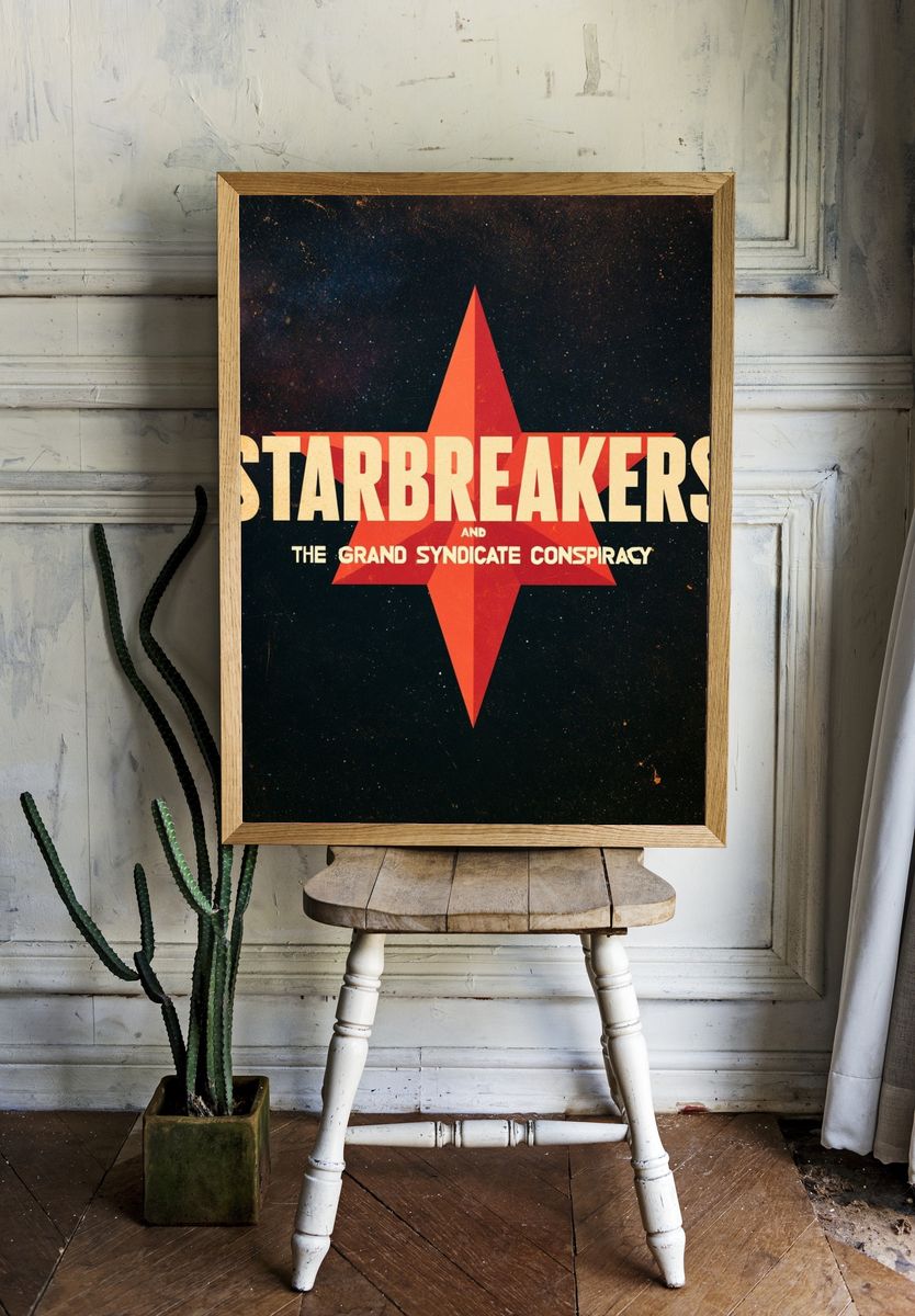Starbreakers Retro Movie Poster. — room view 1