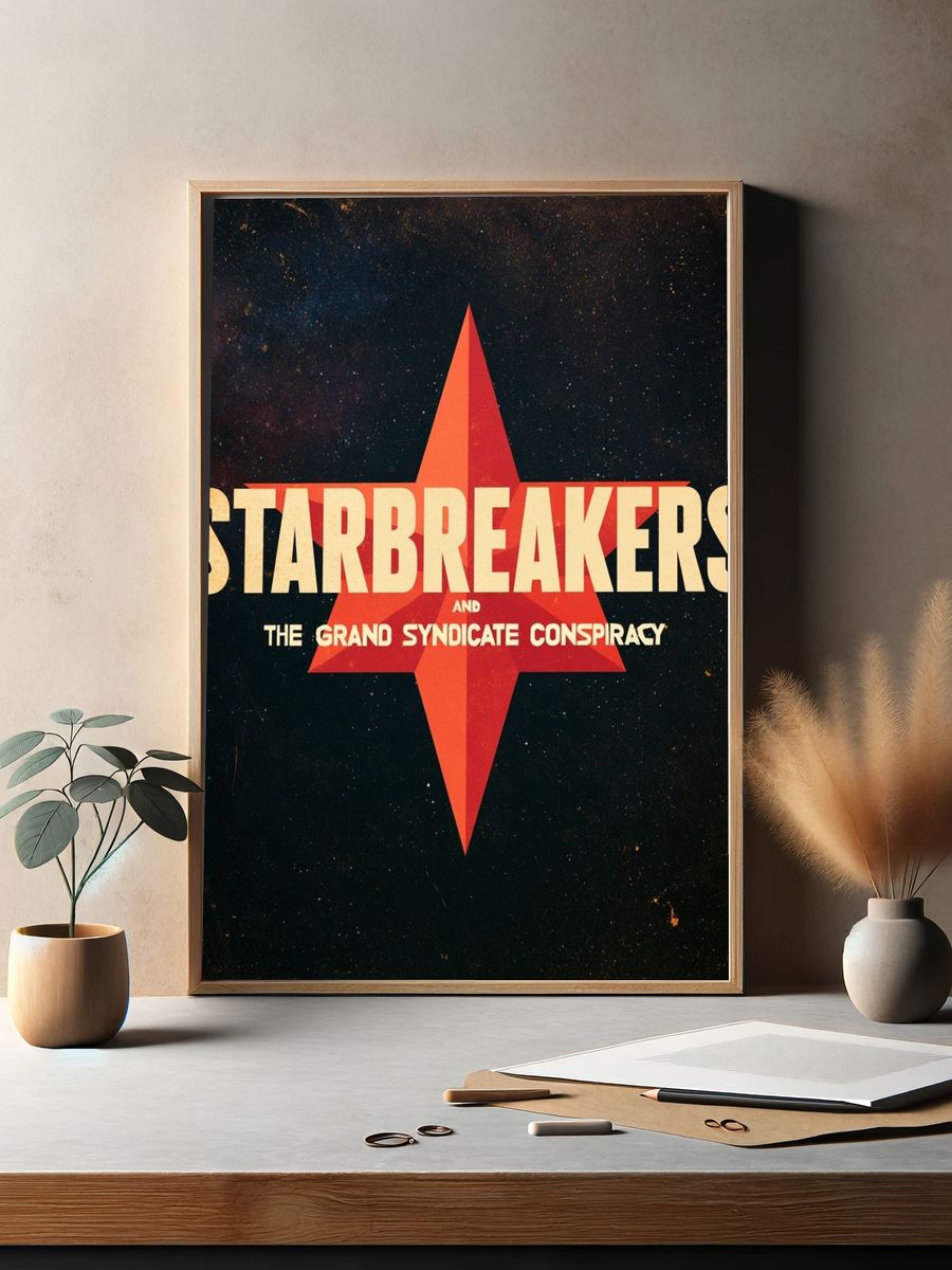 Starbreakers Retro Movie Poster. — room view 2