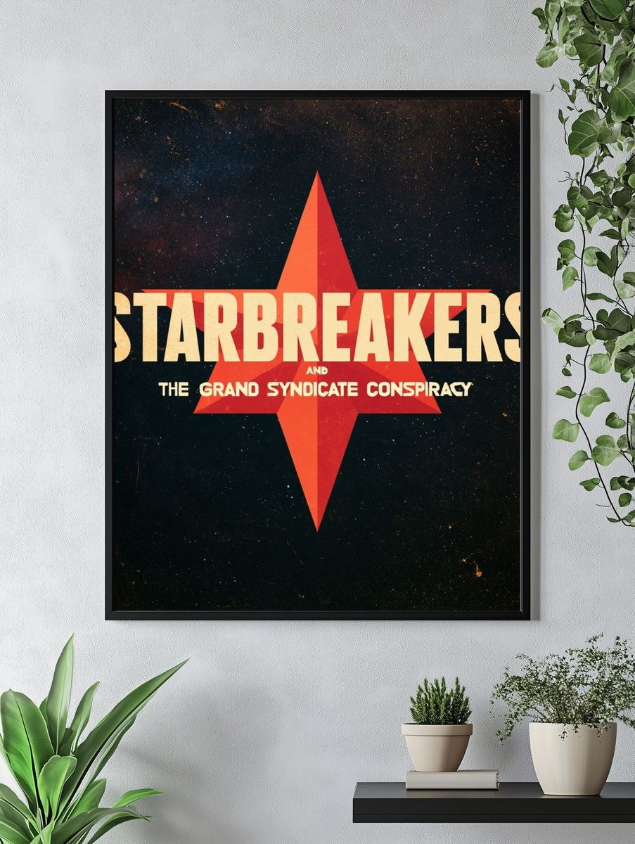 Starbreakers Retro Movie Poster. — room view 4