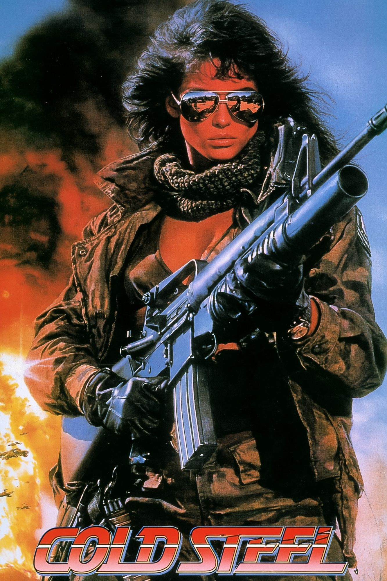 Cold Steel Action Movie Poster. poster — movies art