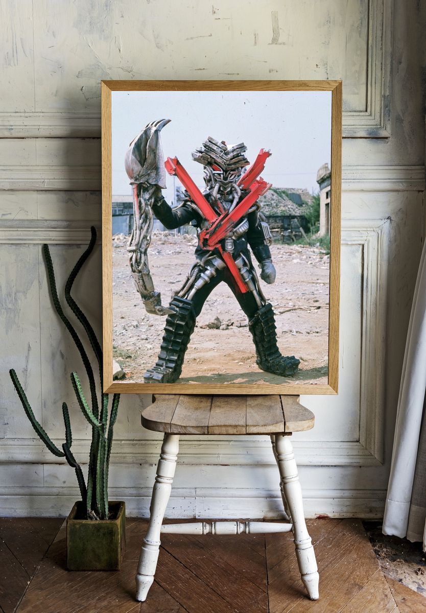 Kaiju Mecha Warrior Poster. room preview