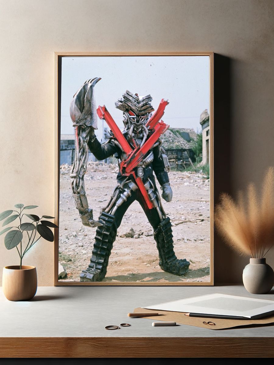 Kaiju Mecha Warrior Poster. — room view 2