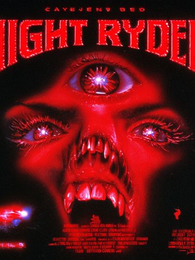 Night Ryder Horror Movie Poster.
