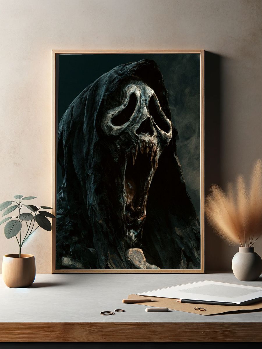 Ghostface Horror Poster. — room view 2