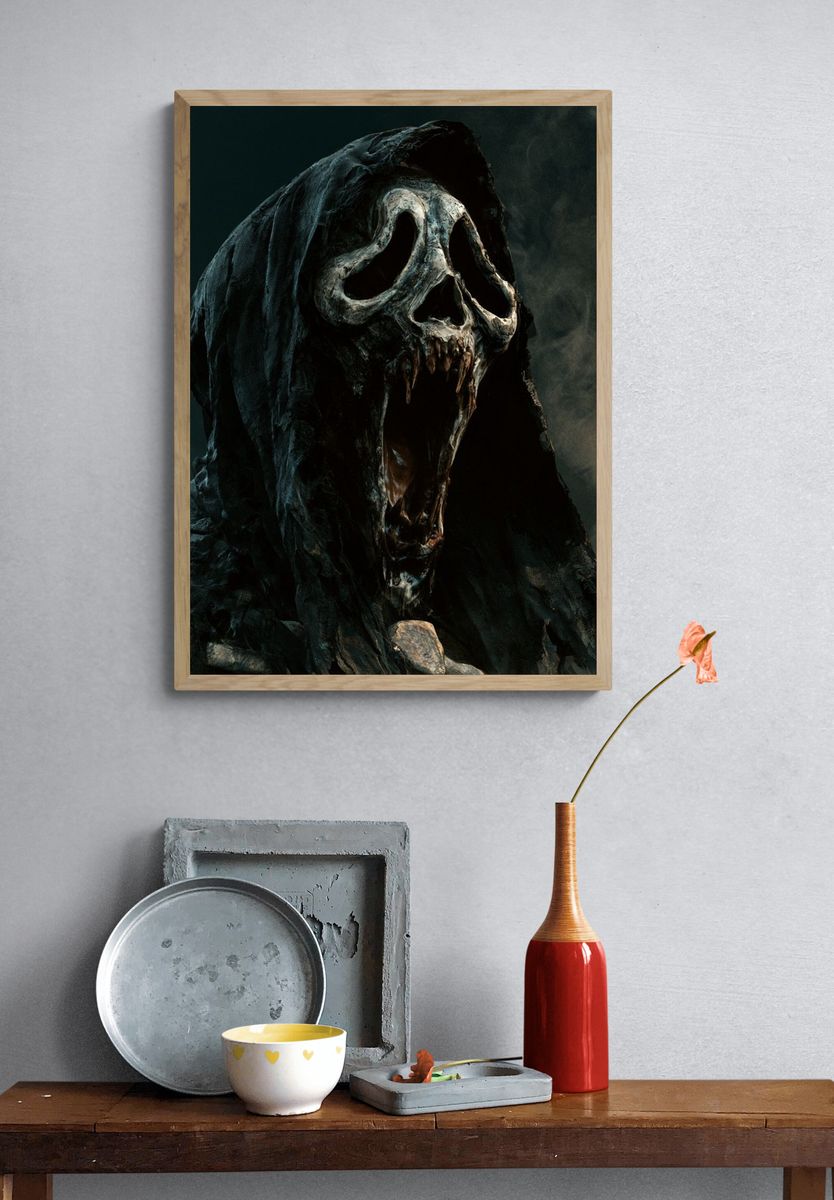 Ghostface Horror Poster. — room view 3