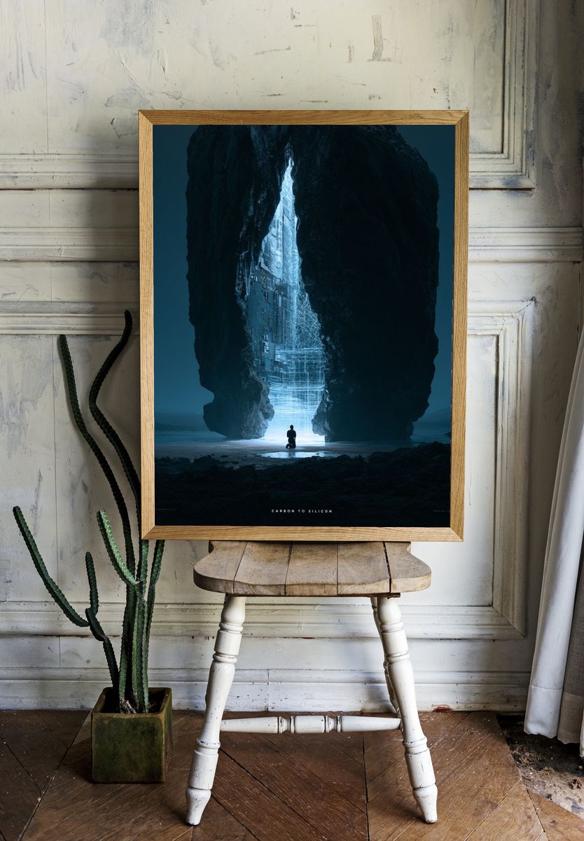 Carbon to Silicon Sci-Fi Poster. — room view 1