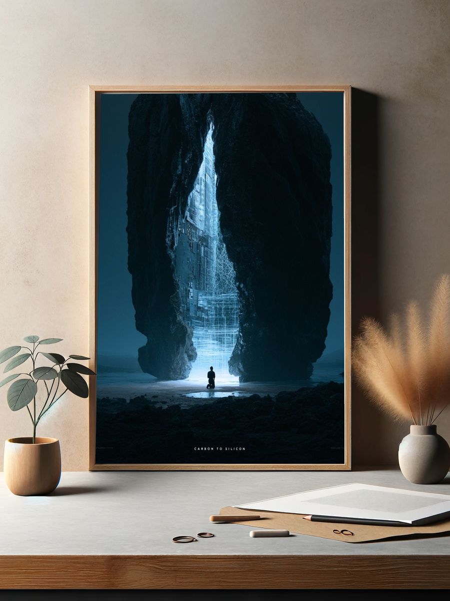 Carbon to Silicon Sci-Fi Poster. — room view 2