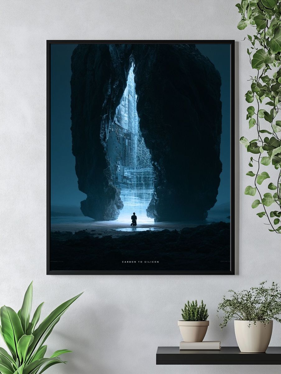 Carbon to Silicon Sci-Fi Poster. — room view 4