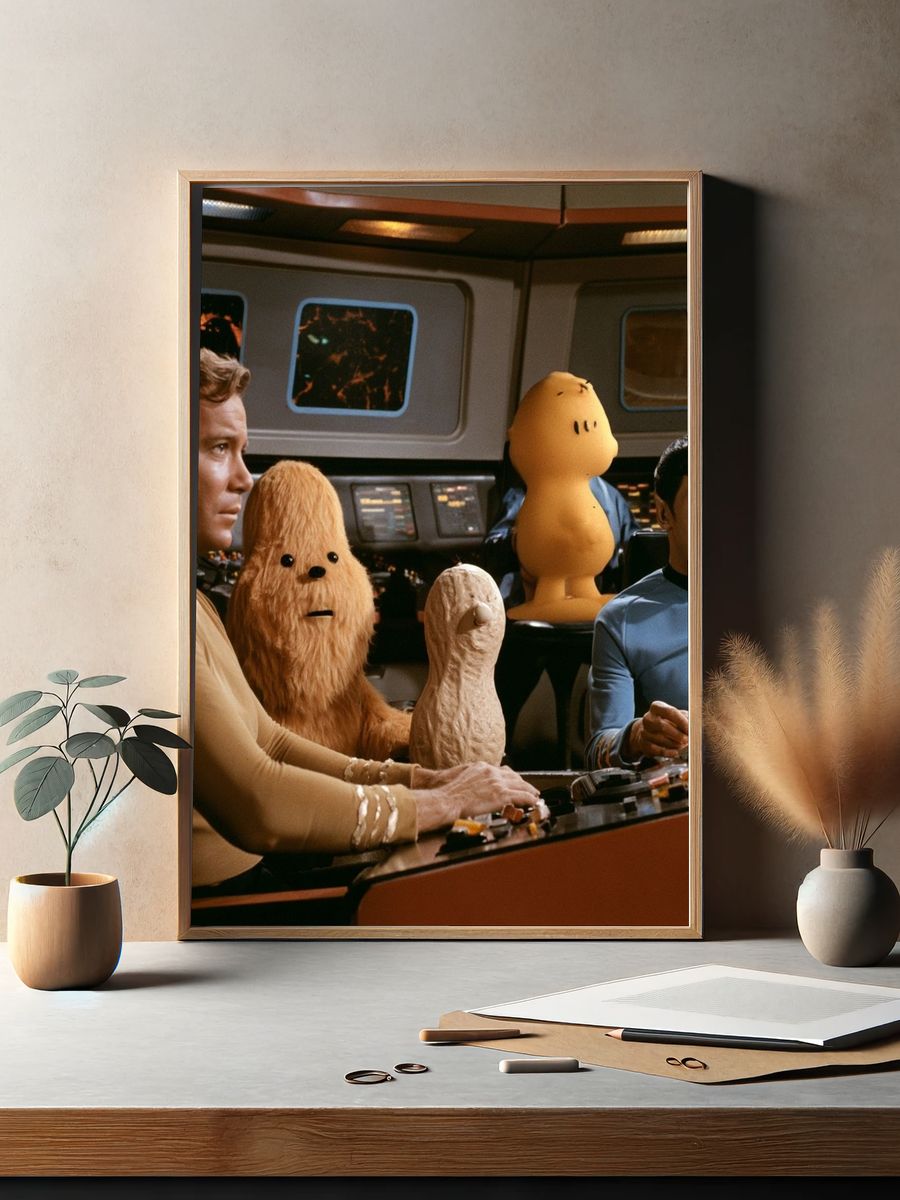 Star Trek Parody Crew Poster. — room view 2