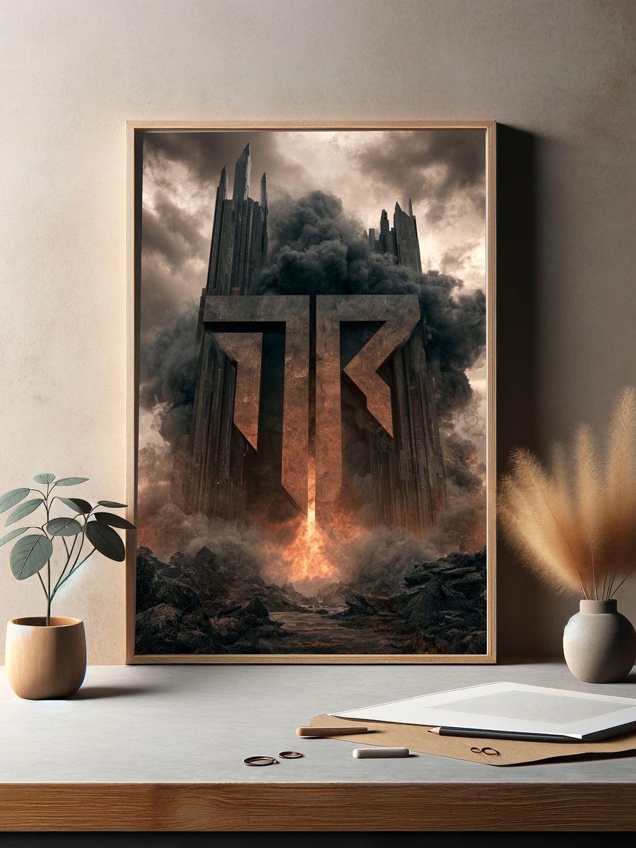 Epic Sci-Fi Fortress Poster. — room view 2
