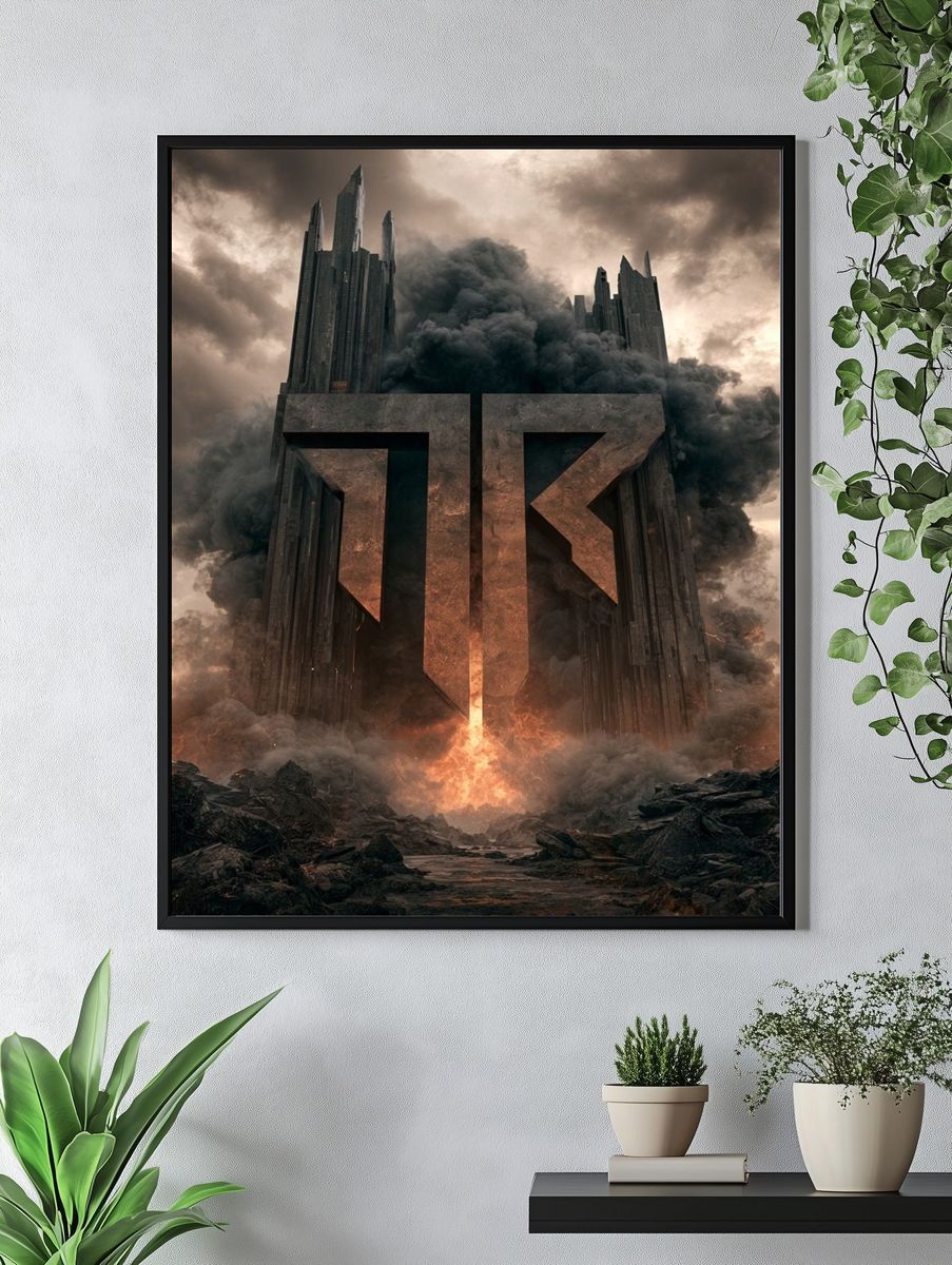 Epic Sci-Fi Fortress Poster. — room view 4