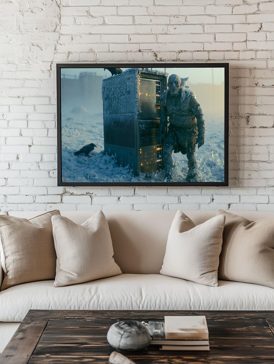 Night King in the Snow Poster. — room view 1