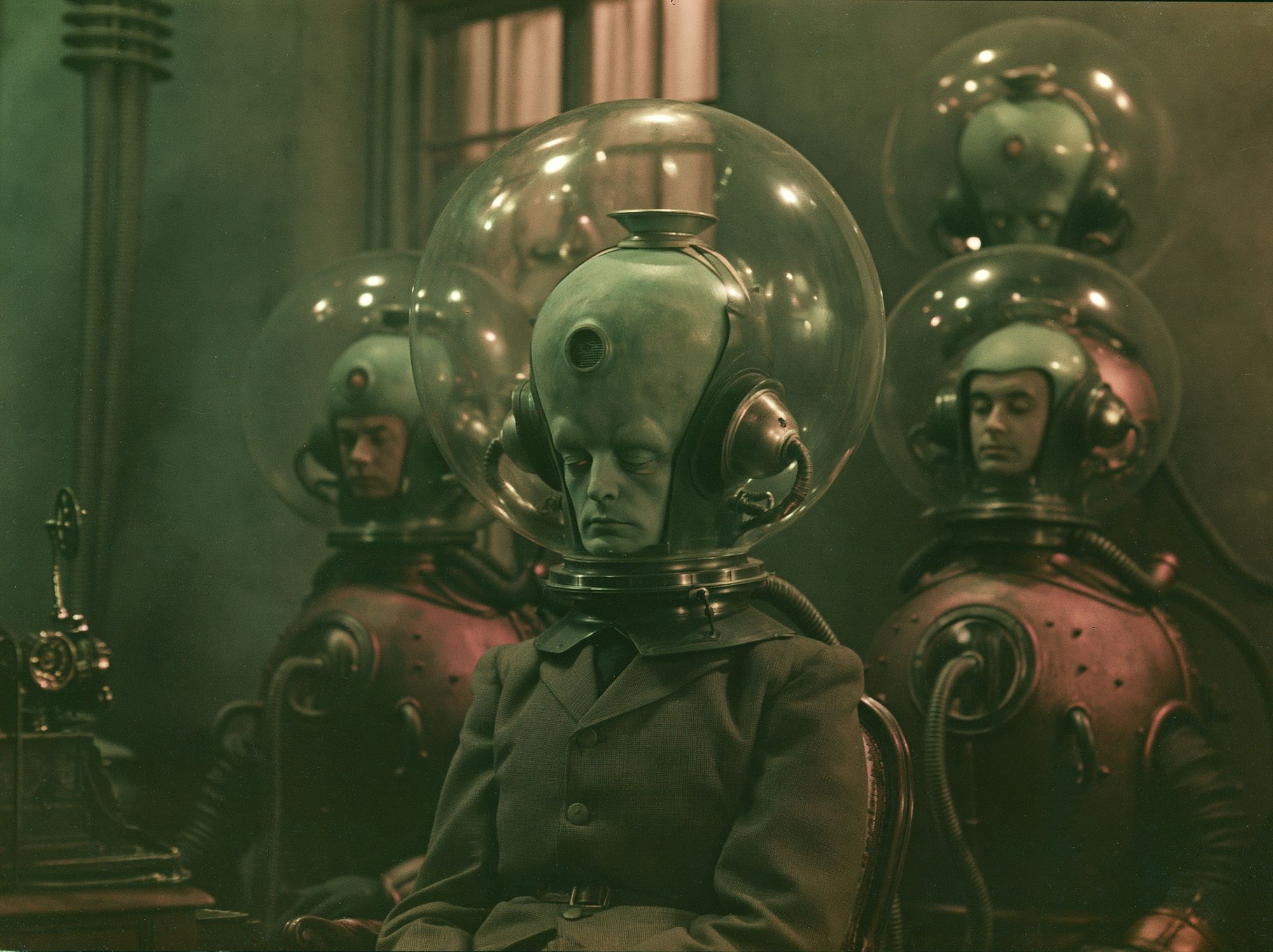 Surreal Alien Laboratory Poster. poster — movies art