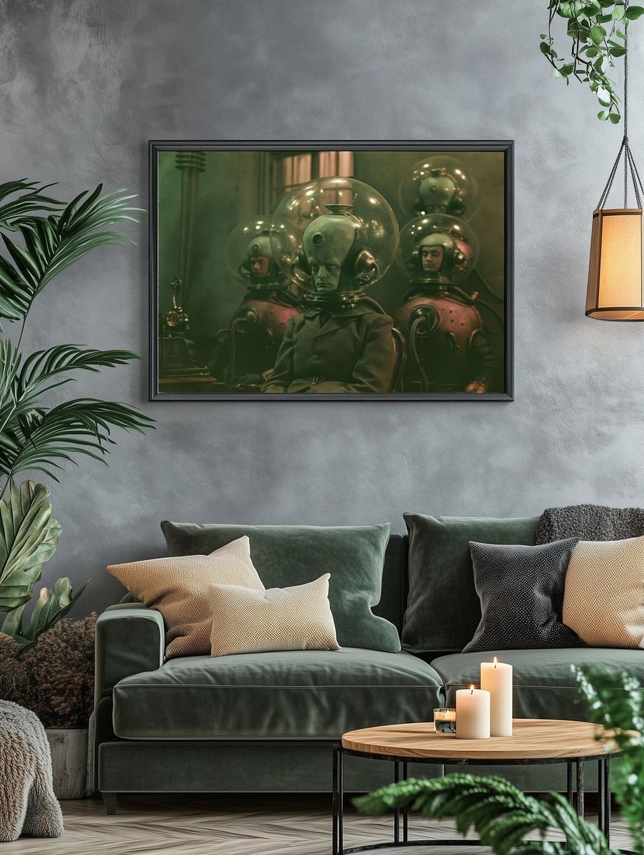 Surreal Alien Laboratory Poster. — room view 4