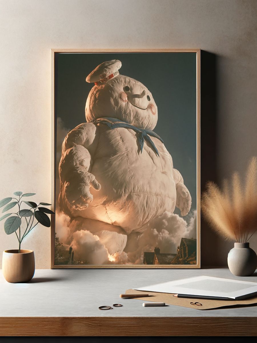 Stay Puft Marshmallow Man Movie Poster. — room view 2