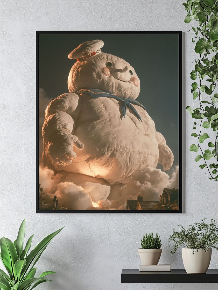 Stay Puft Marshmallow Man Movie Poster. — room view 4
