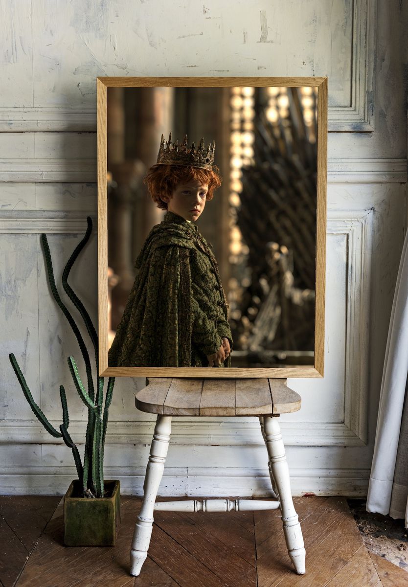 Young King on the Iron Throne Poster. — room view 1