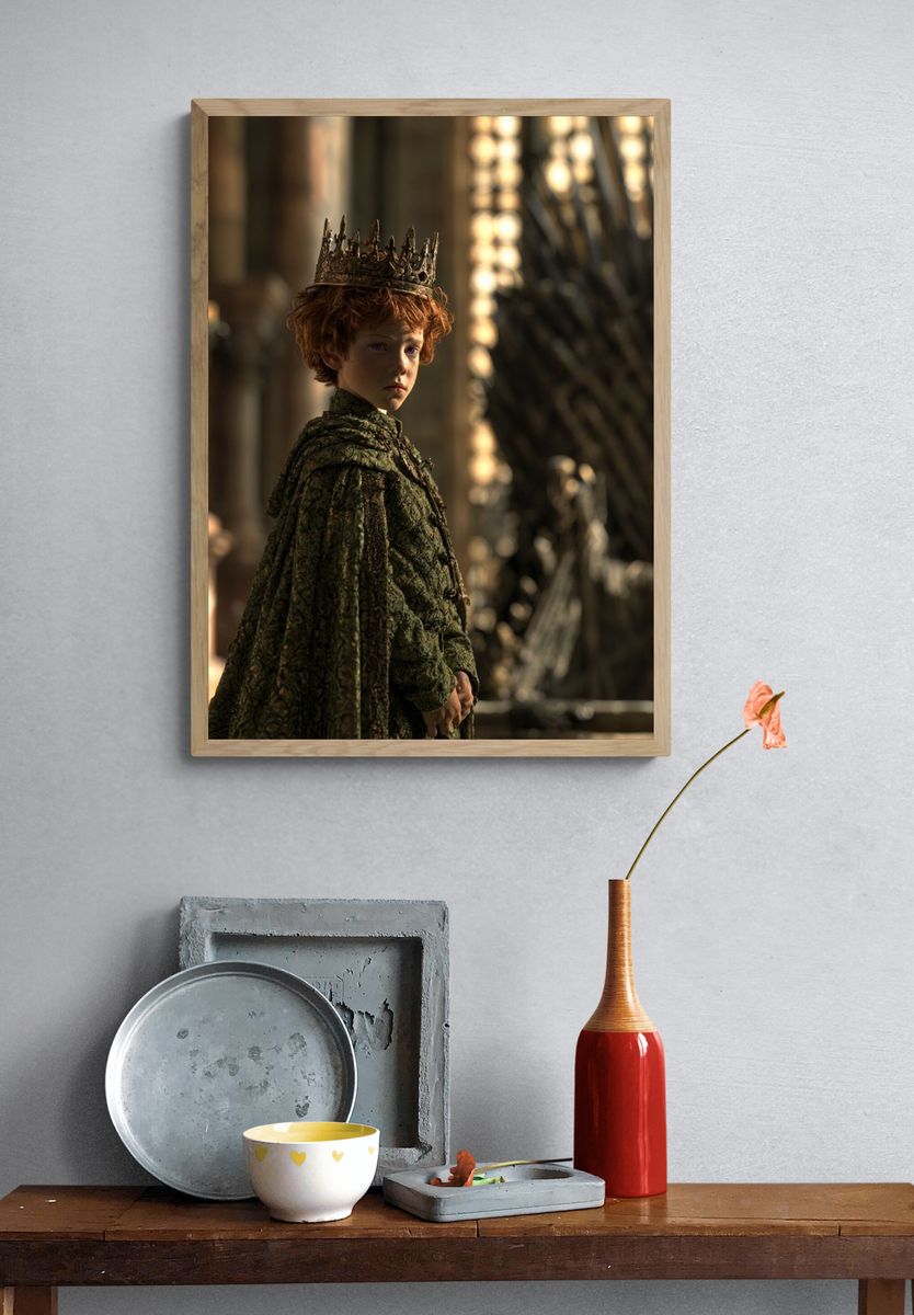 Young King on the Iron Throne Poster. — room view 3