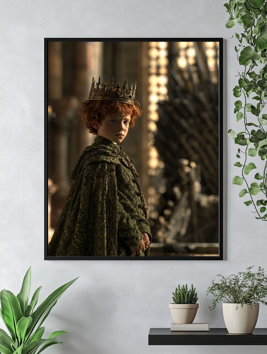 Young King on the Iron Throne Poster. — room view 4