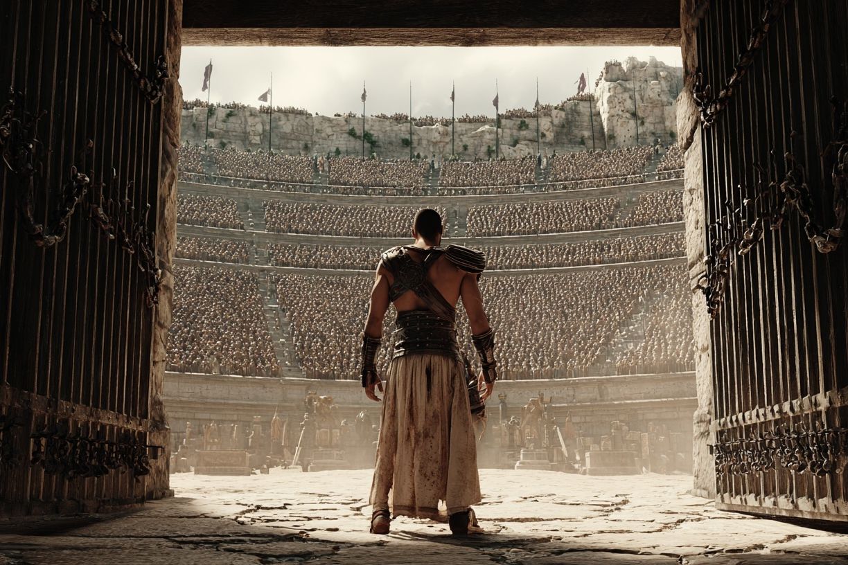 Gladiator Arena Entrance Poster. poster detail