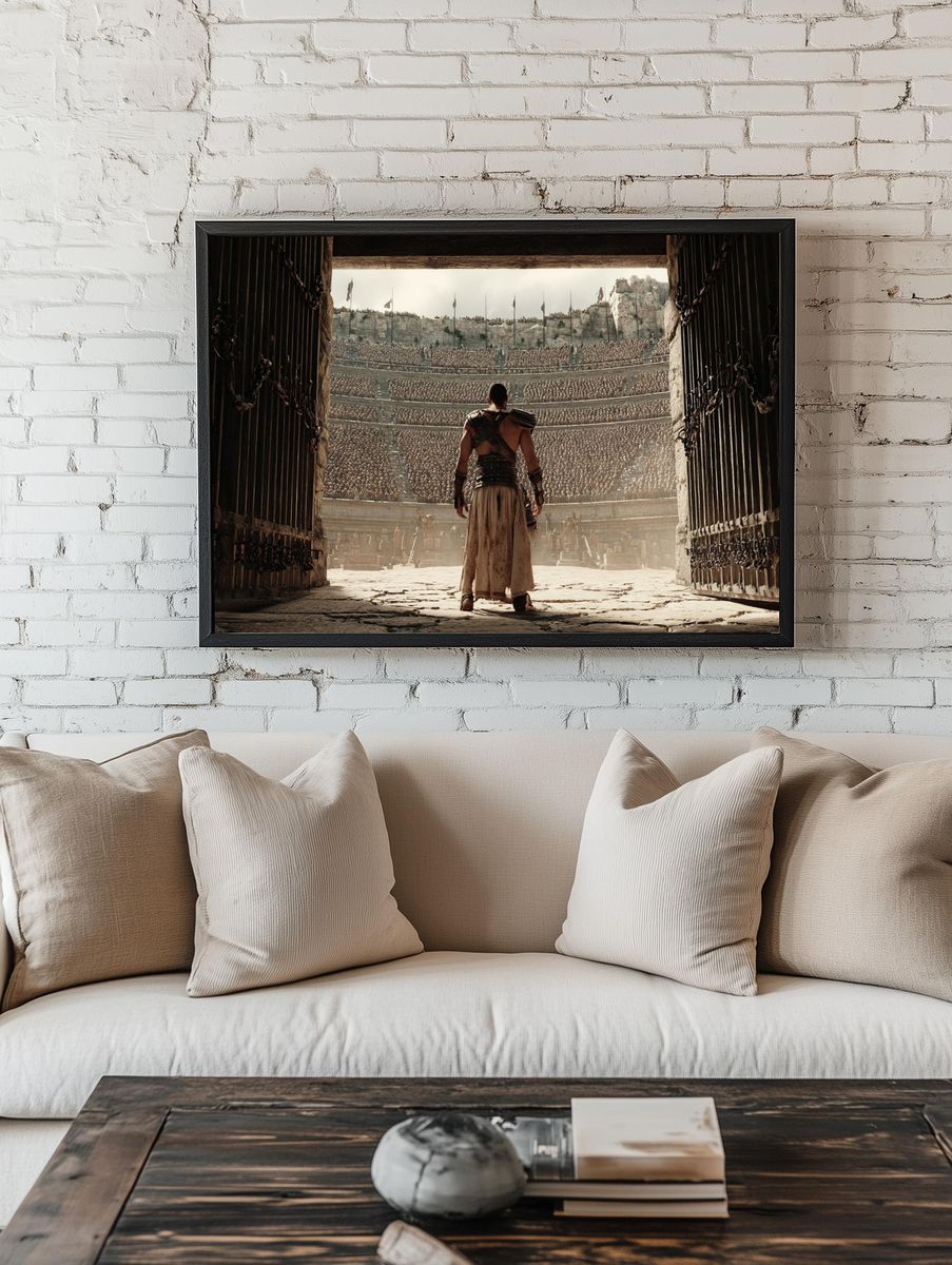 Gladiator Arena Entrance Poster. — room view 1