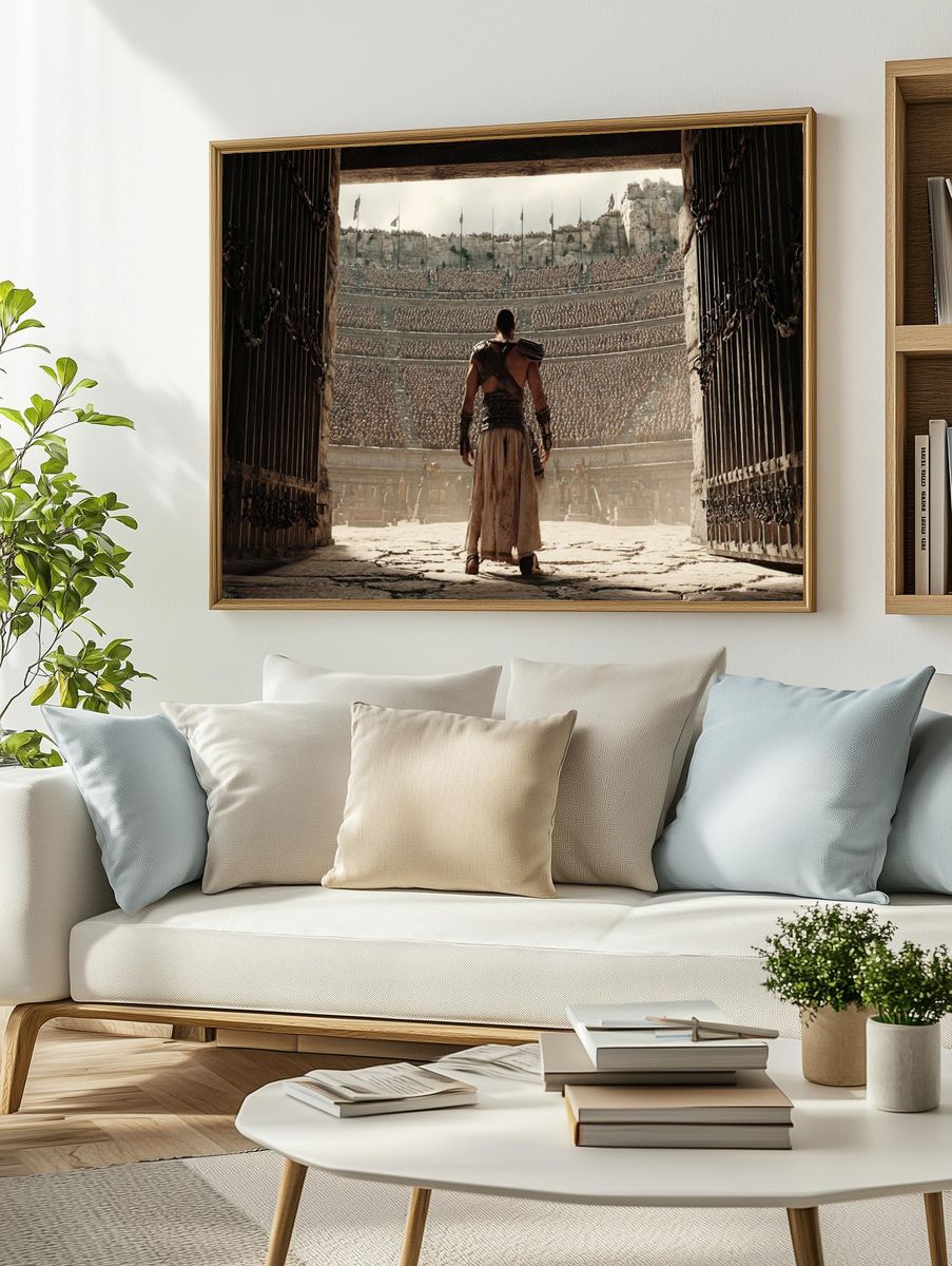 Gladiator Arena Entrance Poster. — room view 2