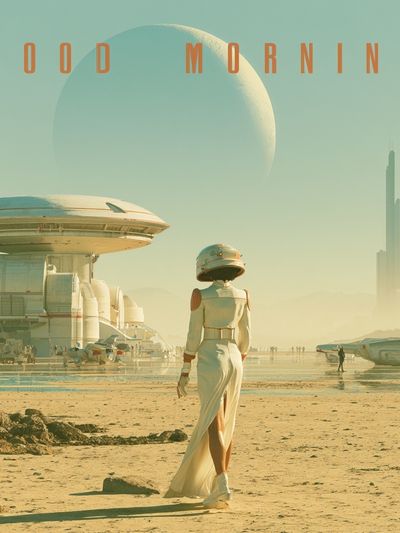 Good Morning Sci-Fi Poster. poster
