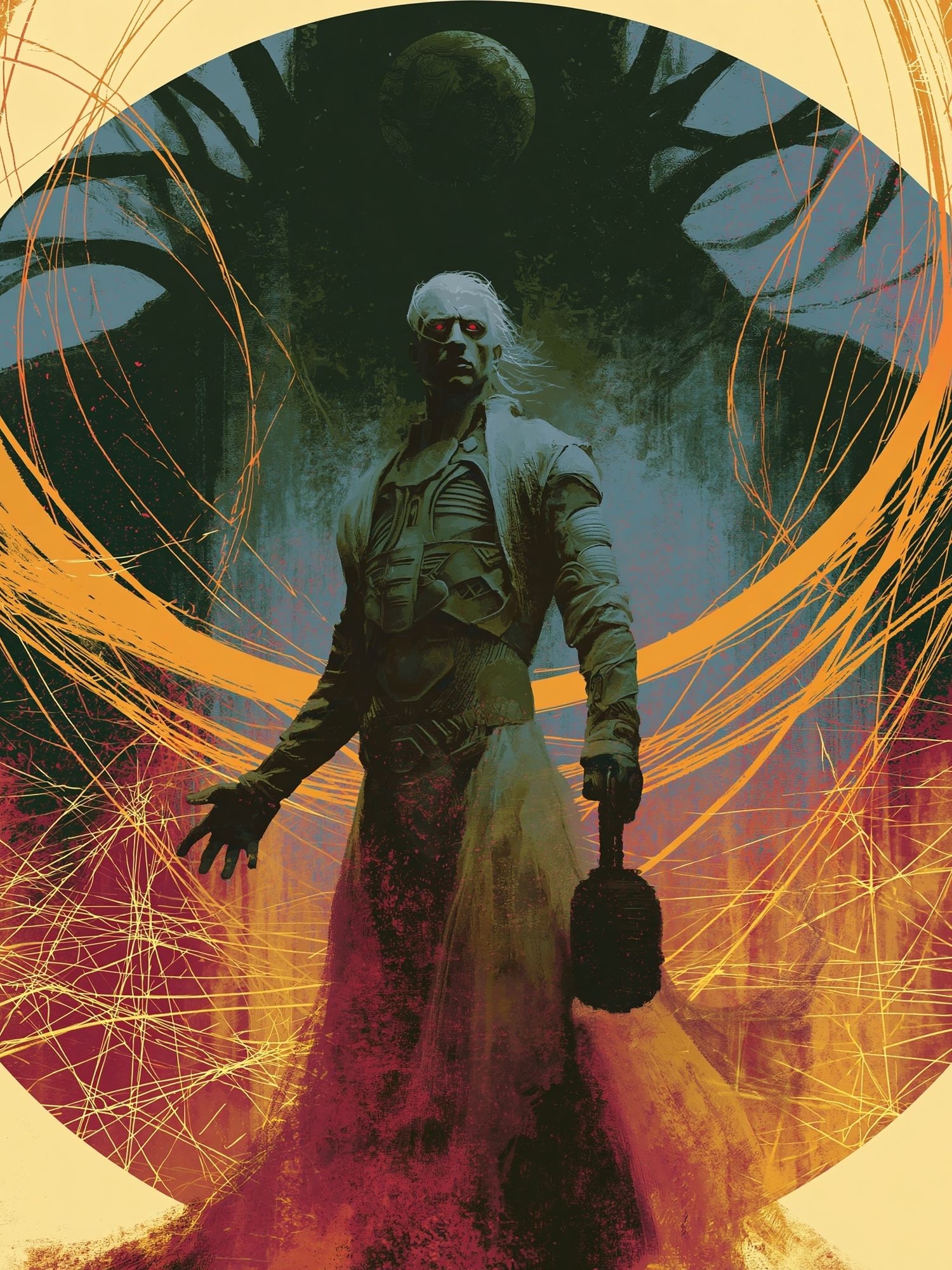 Dark Sorcerer Sci-Fi Poster. poster — movies art