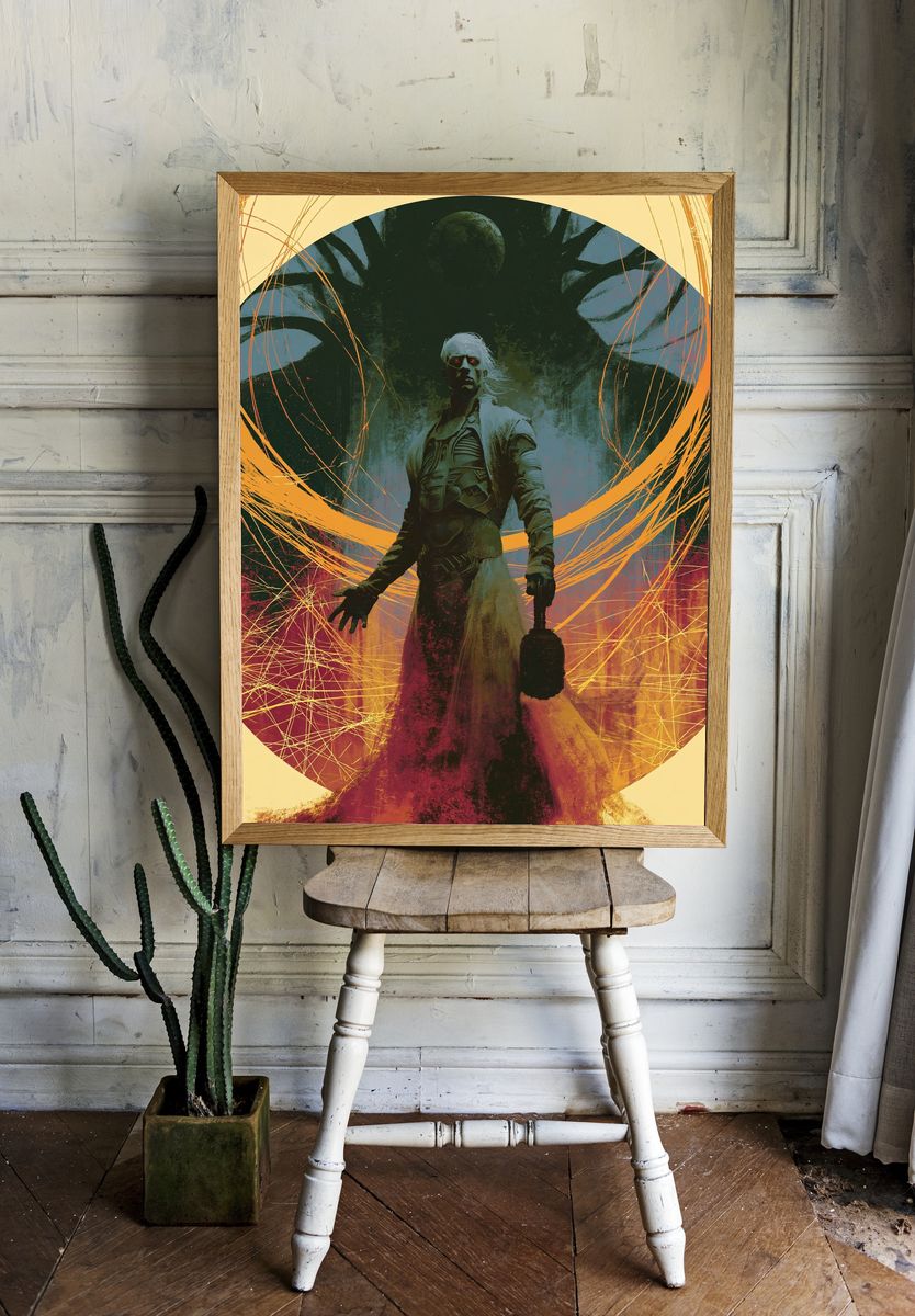 Dark Sorcerer Sci-Fi Poster. — room view 1