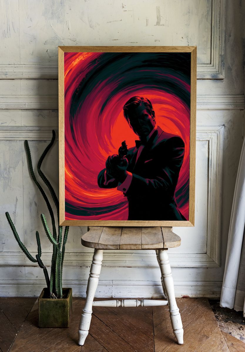 Noir Gunman — Thriller Print. room preview
