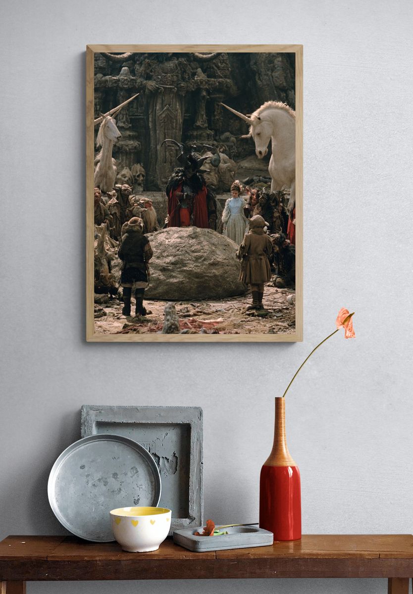 Fantasy Unicorn Court Poster. — room view 3